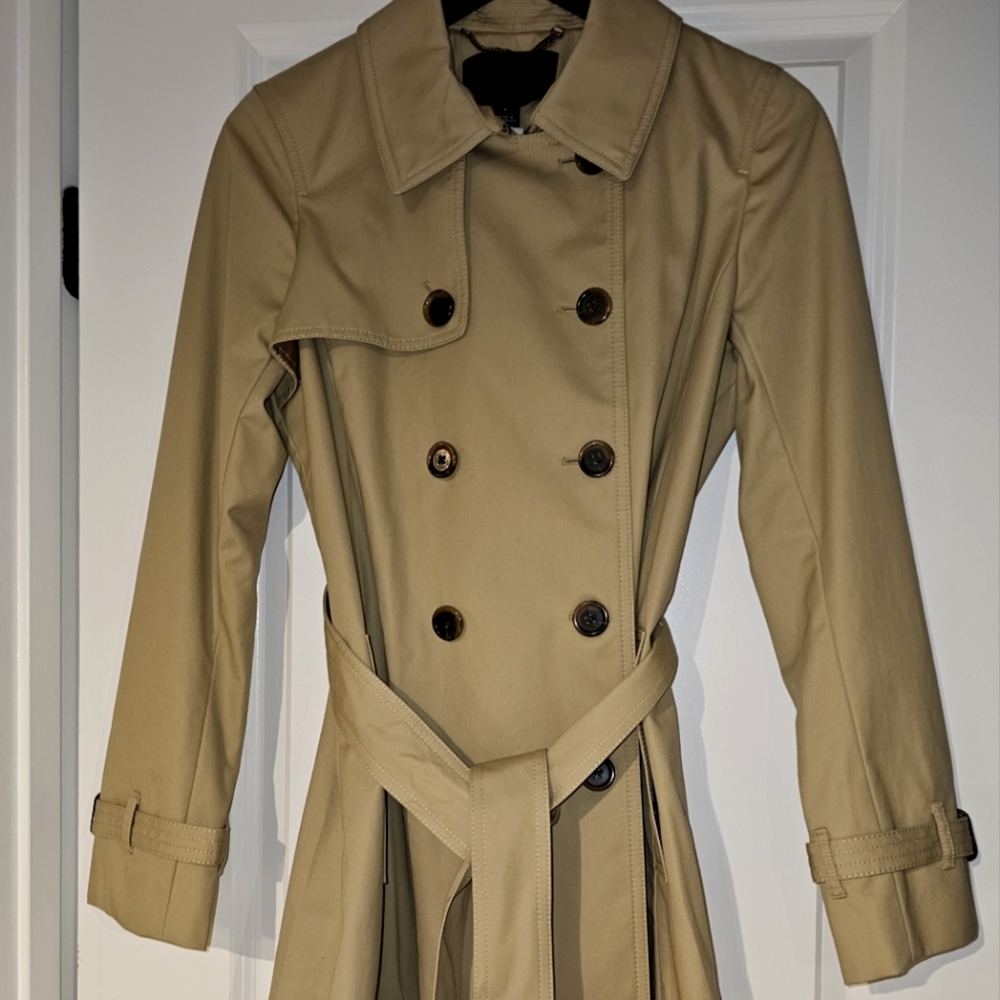 J.Crew Icon Trench Coat Size 8